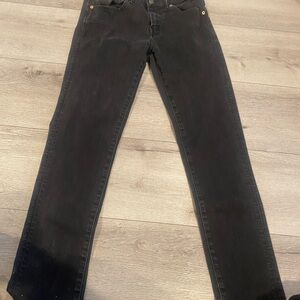 American Eagle Outfitters Black Straight Leg Jeans